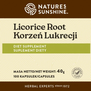 Korzeń lukrecji suplement diety NSP