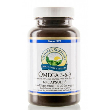 Omega 3-6-9 kapsułki 60 sztuk, 1000 mg, źródło PUFAs