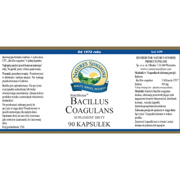 Bacillus coagulans (Bacillus coagulans) probiotyk 